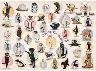 Eurographics Yoga Puppies - Large Piece Family Puzzle