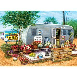 Eurographics Honey For Sale - Large Piece Jigsaw Puzzle
