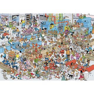 Jumbo International Jan van Haasteren Comic Puzzle - The Bakery (1000 Pieces)