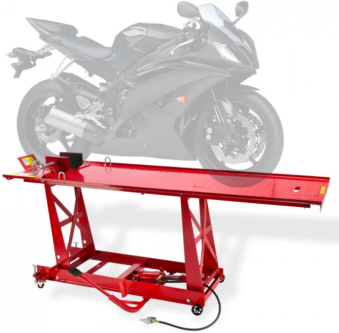 Dema Pont élévateur moto longueur 2770 mm avec rampe - 450 kg pneumatique