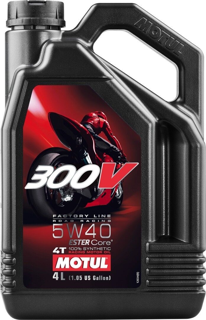 MOTUL 300V 4T Factory Line Road Racing 5W40 4 litres d’huile moteur taille :