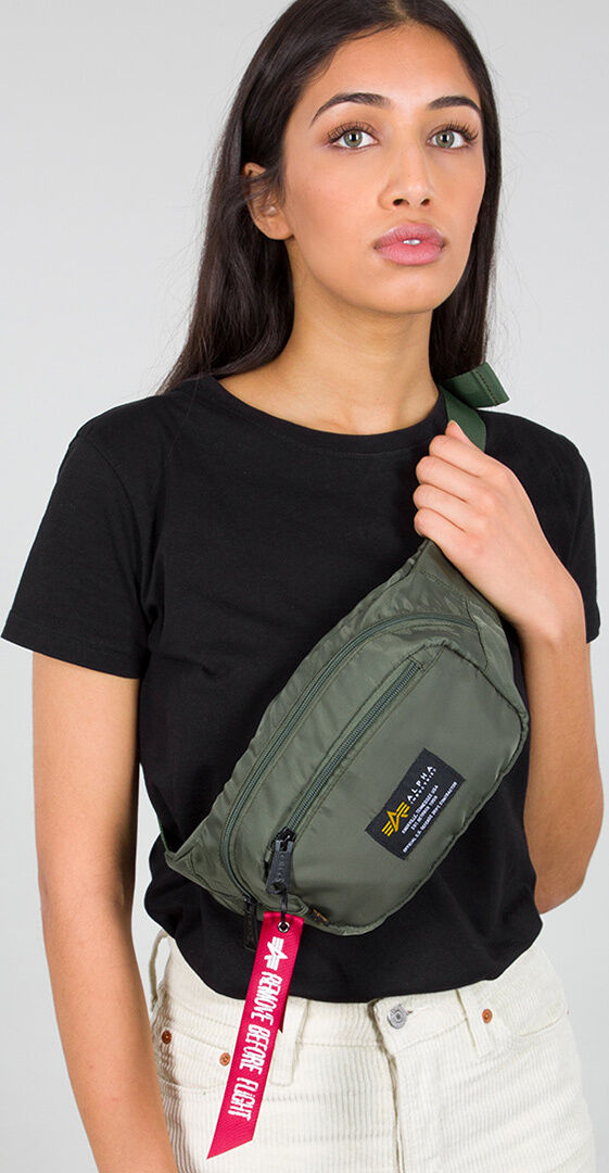 Alpha Industries Crew Sac de taille Vert taille : unique taille