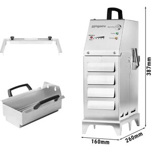 GGM Gastro - Filtre a huile de friture portable sur batterie - 30 litres/minute - pour friteuses de 12 litres max. Acier inoxydable