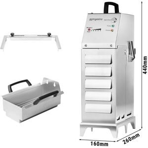 GGM Gastro - Filtre a huile de friture portable sur batterie - 50 litres/minute - pour friteuses de 20 litres max. Acier inoxydable