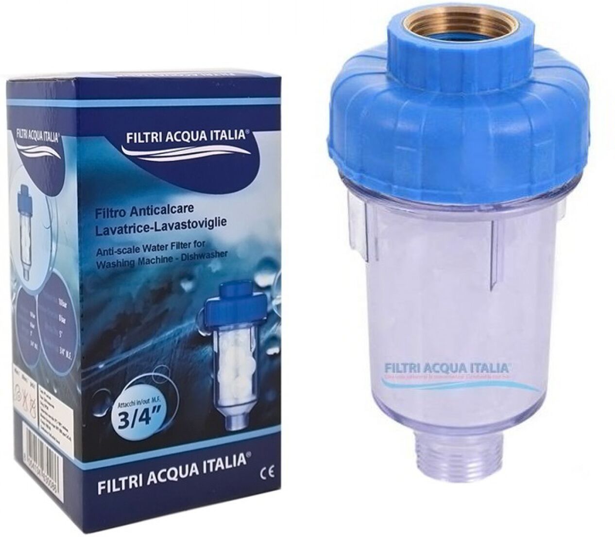 Filtro Anticalcare Per Lavatrice Lavastoviglie In Polifosfato Filtri Acqua Italia®