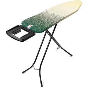 Brabantia Fair Trade Size B Ironing Board With Solid Steam Iron Rest brown/green/pink/white 160.5 H x 46.2 W x 7.0 D cm