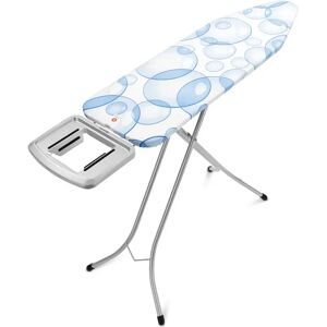 Brabantia Size B PerfectFlow Ironing Board with Solid Steam Iron Rest blue/pink/white 49.0 W cm