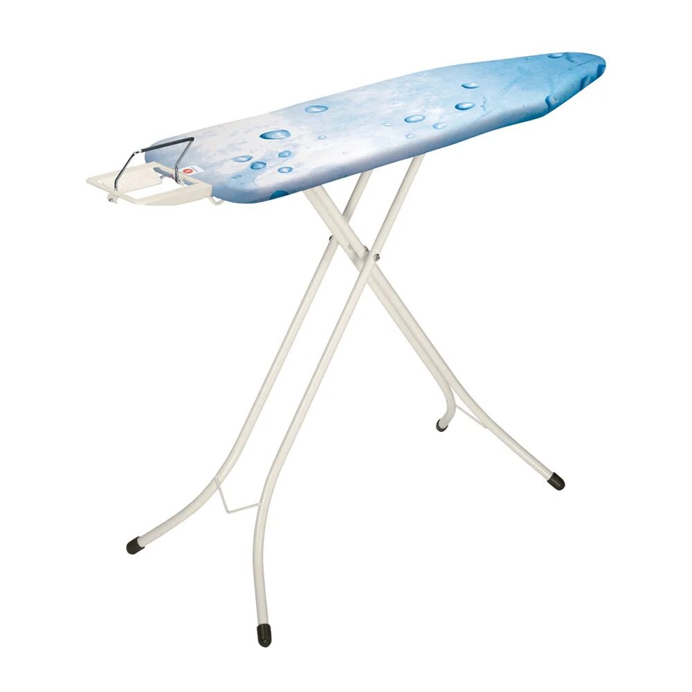 Brabantia Size B Ironing Board with Steam Iron Rest blue/white/brown 96.0 H x 142.0 W cm