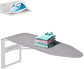 Ivation Ironing Board, Wall Mount Iron Board with Shelf, Adult Unisex, Grey