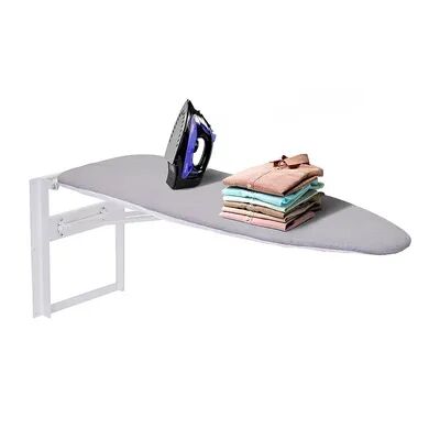 Ivation Ironing Board, Wall Mount Iron Board Holder and Ironing Board Cover, Adult Unisex, Grey