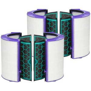 2x Trade-shop hepa Filter Ersatz + Aktivkohlefilter kompatibel mit Dyson Pure Cool TP04 TP05 HP04 HP05 DP04 DP05 Luftreiniger ersetzt 969048-03