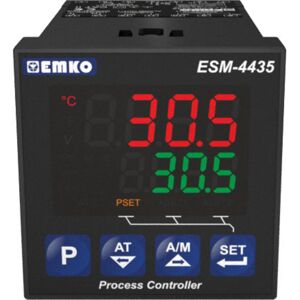 ESM-4435.2.20.0.1/01.01/0.0.0.0 2-Punkt, p, pi, pd, pid Temperaturregler s, Pt100, t, j, k, r - - Emko