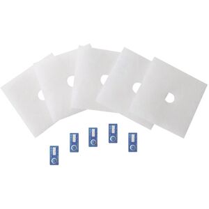 Luftfilter Timestrip Ersatz zf 60/100 für er 5 Stück iso Coarse 30 % (G2) - weiß - Maico