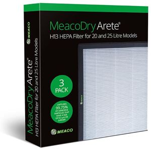 Meaco Arete One HEPA 13 filter til 20L og 25L (3 stk.)