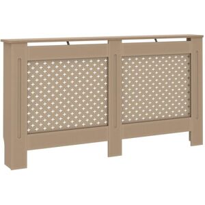 vidaXL radiatorskjuler 152x19x81,5 cm MDF