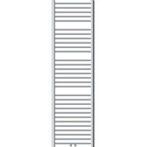 ECD-Germany ECD Germany Sahara badeværelsesradiator - 500 x 1800 mm - krom - buet med central forbindelse - radiator håndklædevarmer håndklædetørrer designer