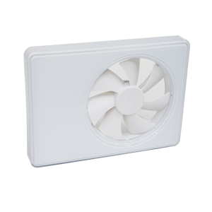 Duka Smart Fan ventilator m/fugt- og tidsstyring, hvid