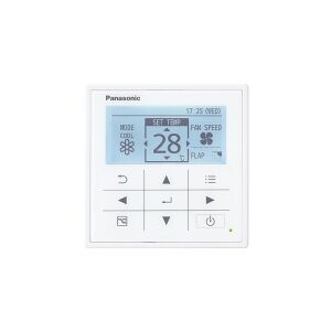 Panasonic fortrådet kontrolpanel CZ-RTC5B for styring til PACi og VRF med energi forbrug display og med Data Navi funktion.