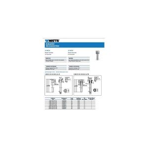 Watts Industries Nordic AB Csslr Plus følerlomme i AISI 304 ½ x 100mm. Passer med Termometer type TB