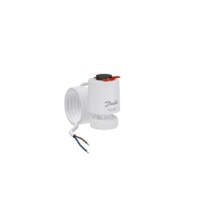 Danfoss TWA-Q 24V NC, 5m - TWA-Q, 24V, 5mm, Normalt lukket NC termomotor, 5m kabel