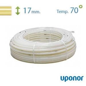 120 Meter Uponor Comfort Pipe Plus Pex Rør Til Gulvvarme, 17 Mm