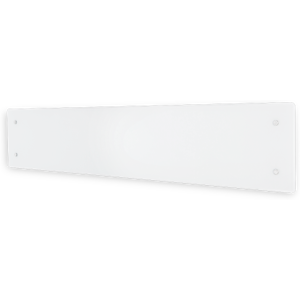 Glamox H60 L El-Radiator, 600w/230v, Hvid, 9 M²