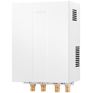 Danfoss Redan Akva Lux Ii Med Fuldisoleret Kabinet Og Hvid Kappe, Til 3-4 Lejligheder - Stor Model 53 Kw