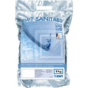 Bwt Sanitabs Salttabletter Til Blødgøringsanlæg - Pakke Á 8 Kilo