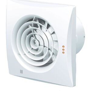 Duka Pro 35th Badrumsventilator Med Fugtstyring Og Timer Ø150 Mm I Hvid