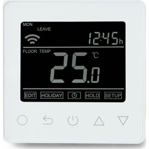 Heatcom Heat-Com Hc90 Wifi Termostat Til El Gulvvarme, Hvid