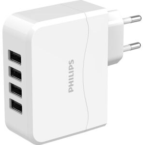 Philips Usb Adapter-Stik, 4x Usb