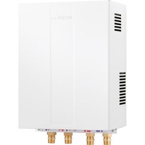 Danfoss Redan Akva Lux Ii Med Fuldisoleret Kabinet Og Hvid Kappe, Til 3-4 Lejligheder - Stor Model 53 Kw