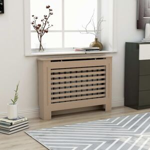 vidaXL radiatorskjuler 112x19x81 cm MDF