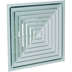 - Diffuseur fixe isolé + plenum dalle plafond 600x600 acier blanc SF704R tp D250 11051091