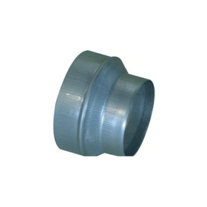 Reduction conique concentrique galva diametre femelle 125mm et diametre male 80mm aldes 11093502