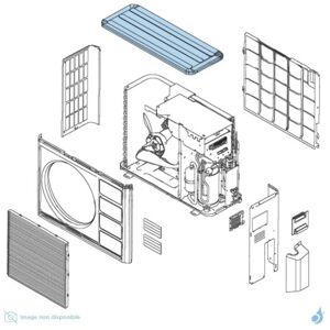 Toit pour unite exterieure Atlantic Fujitsu Ref. 891027