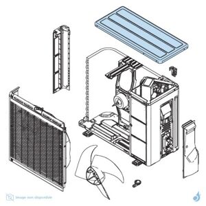 Toit pour unite exterieure Atlantic Fujitsu AOYG09/12LLC Ref. 898863