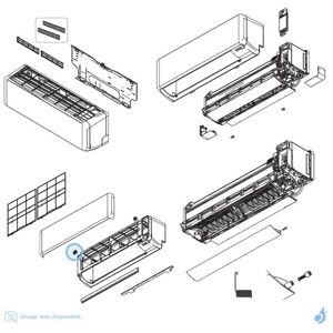 Clip de Grille Gauche pour climatisation Atlantic Fujitsu KMCC KMTB Ref. 893522