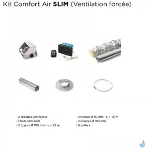 Kit complet Comfort Air Slim pour gamme bois MCZ