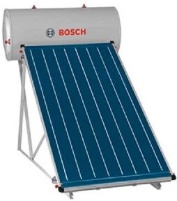 Bosch Junkers Pannello Solare Termico 195 Litri Circolazione Naturale Modello F1/TSS200 Collettori 1 solo Tetto Piano