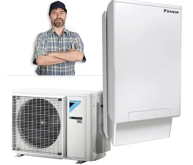 Daikin Messa In Funzione Hpu Hybrid Pompa Di Calore Aria Acqua