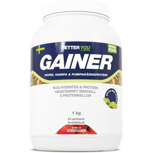 BETTER YOU Better You Whole Food Gainer 1kg Jordgubb