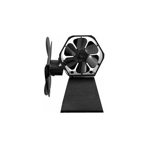Stove Fan Wood Stove Fans Eco Friendly Heat Powered Aluminum Fireplace Fan for Wood Burning Stove Groofoo