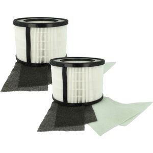Vhbw - 2x Air Filter compatible with Leitz TruSens Z-2000 Air Purifier - Combi Filter Pre Filter + hepa + Activated Carbon