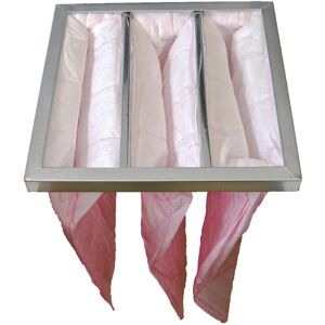 Hvac F7 Bag Filter Replacement for Nilan F003995 for Air-Conditioner Unit Ventilation System, 28.7 x 28.7 x 36 cm Pink - ac Air Pocket Filter - Vhbw