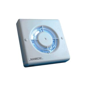 Manrose 100mm Standard Bathroom Extractor Fan With Adjustable Timer XF100T
