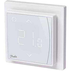 Danfoss ECtemp Smart programmable WiFi Thermostat for underfloor Heating (RAL 9016), White, 088L1140