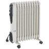 Radiateur bain d'huile Lumix X-Oil 01 1500 W Gris