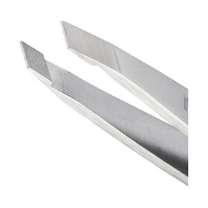 Tweezerman Mini Slant Tweezer - Stainless Steel Pinzette