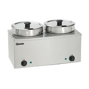 Bartscher Bain Marie Hotpot, 2x Topf, 6,5 L